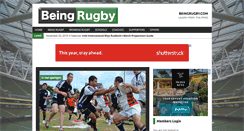 Desktop Screenshot of beingrugby.com