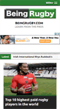 Mobile Screenshot of beingrugby.com